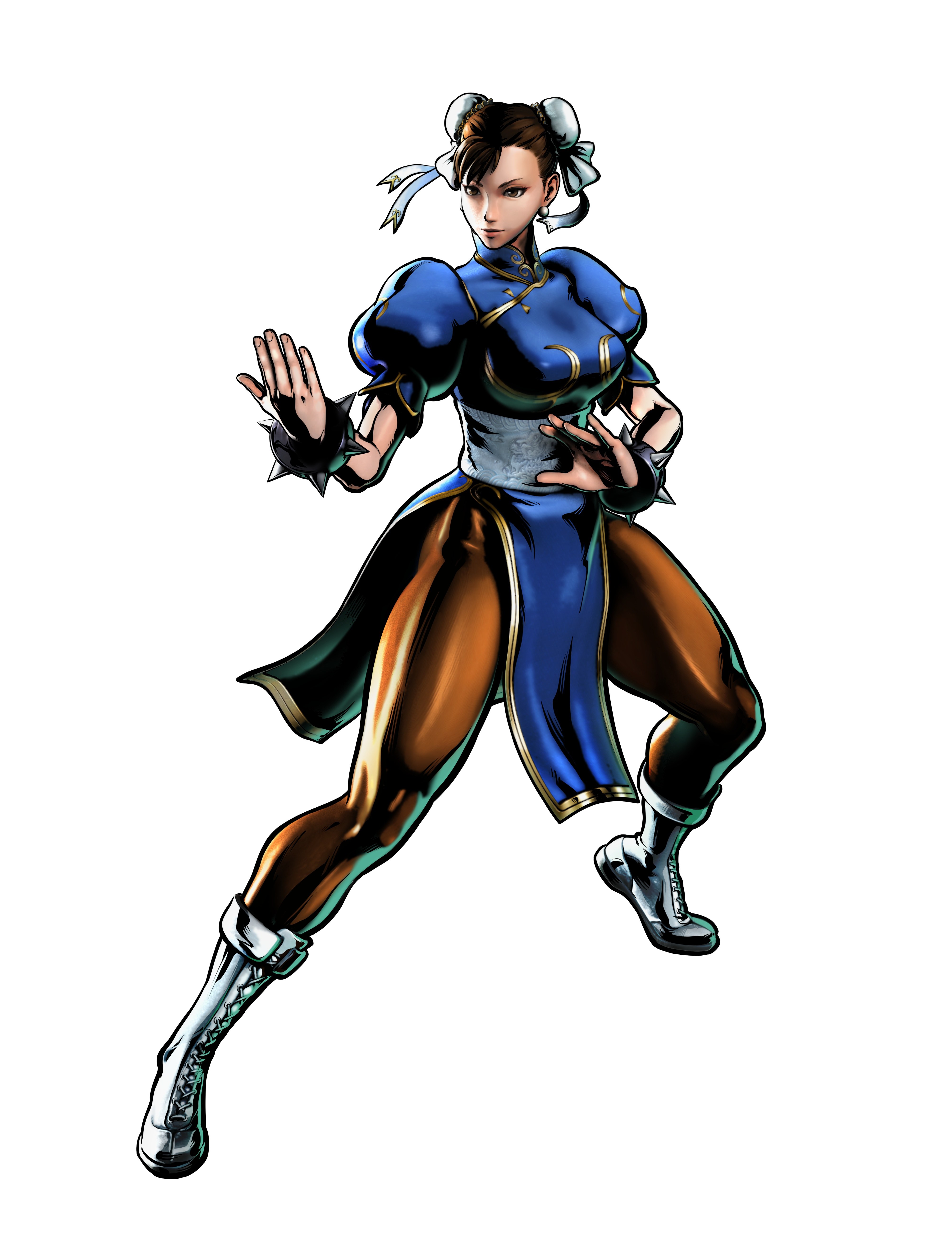Chun-Li martial arts pose