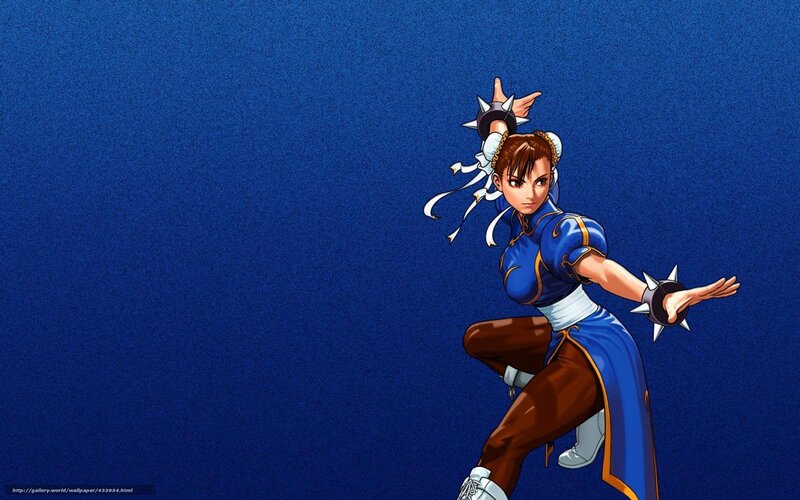 Chun-Li martial arts pose
