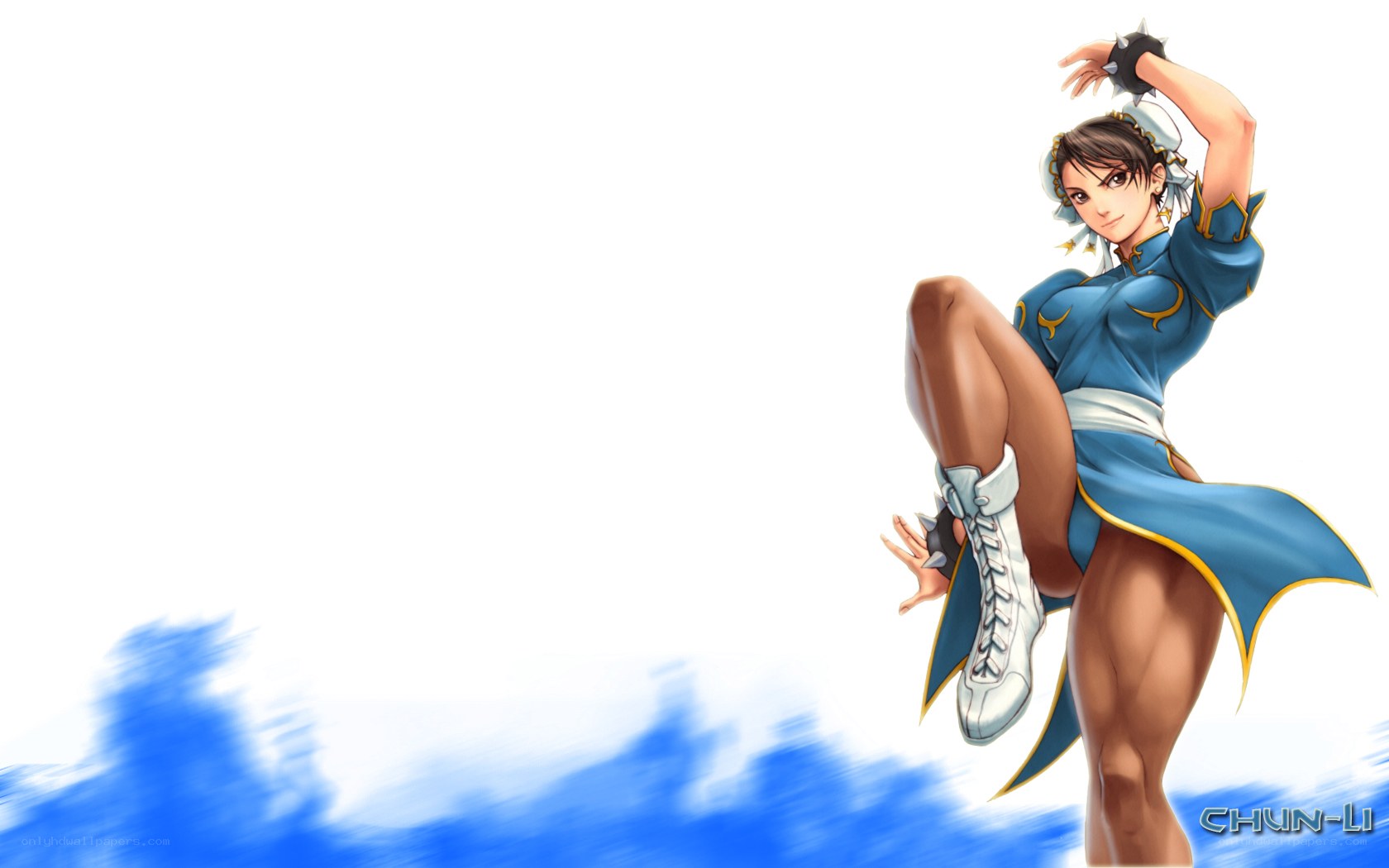 Chun-Li martial arts pose