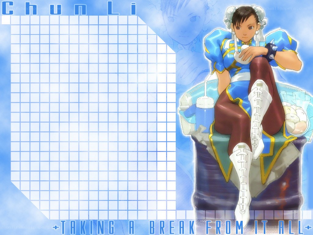 Chun-Li taking a break