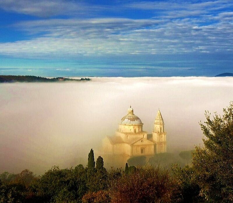 Church above the clouds