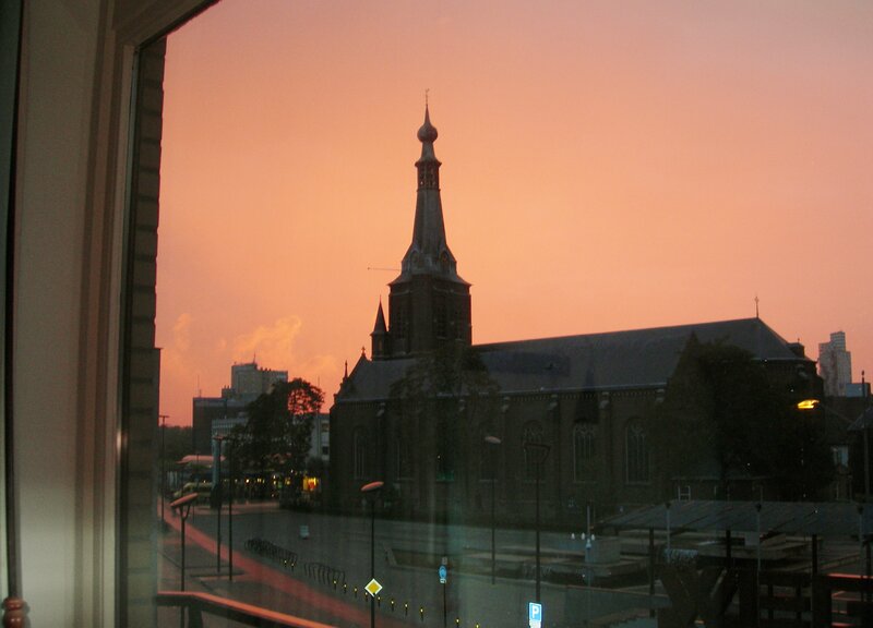 Church at Sunset — Orange, Serene