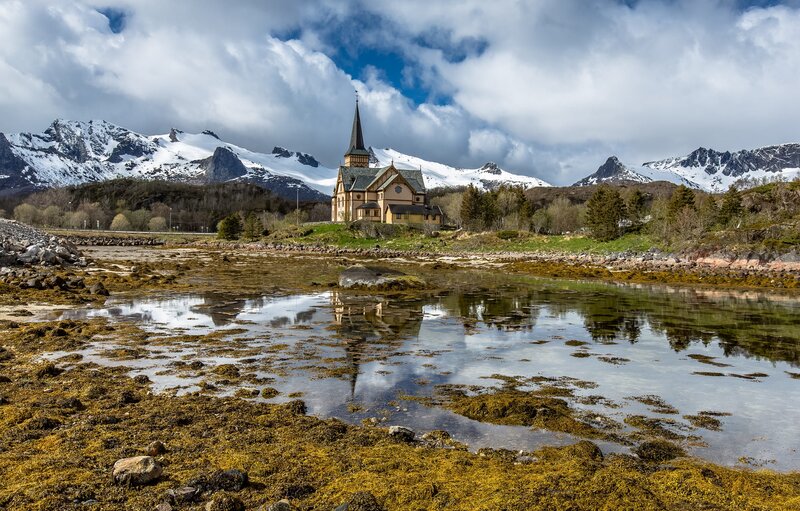 Church by Fjord