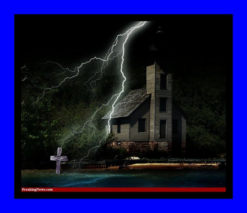 Church During Storm