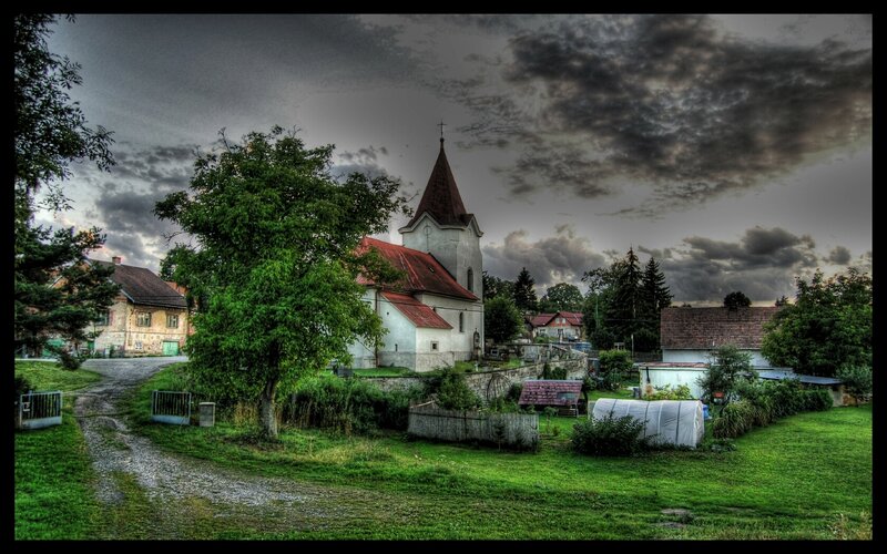 Church in a rural village