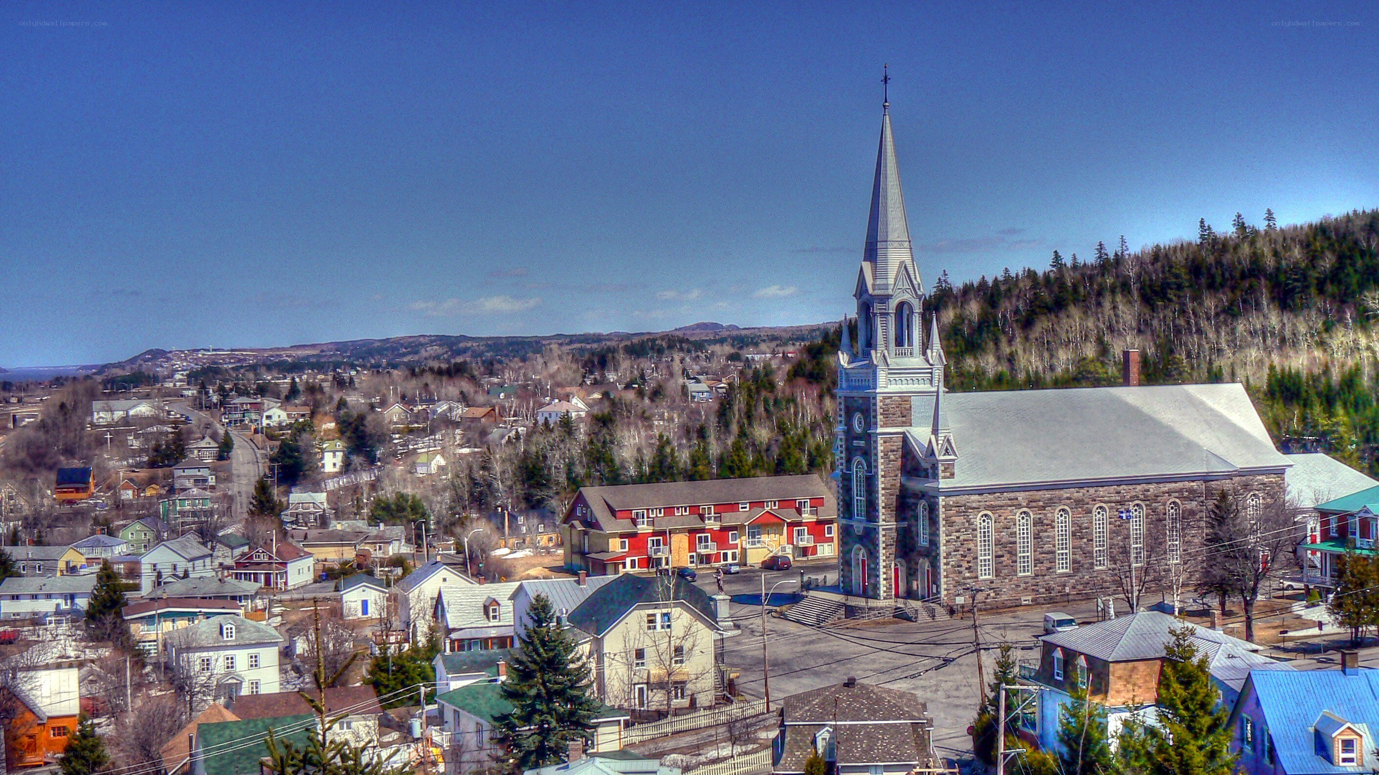 Church in a small town