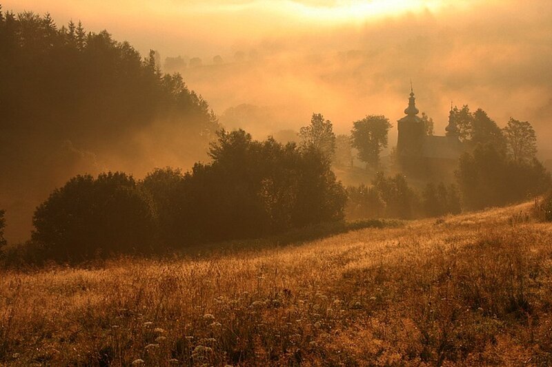 Church in Misty Valley