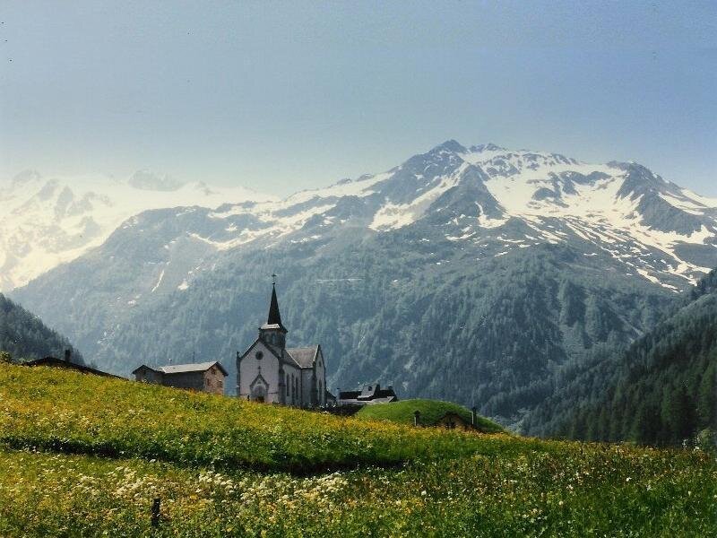 Church in Mountain Valley — Green