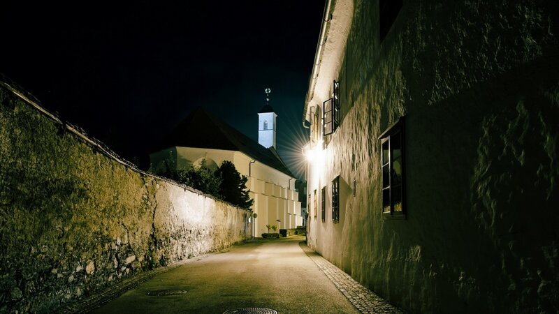Church in Narrow Alley