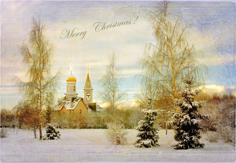 Church in Snowy Landscape