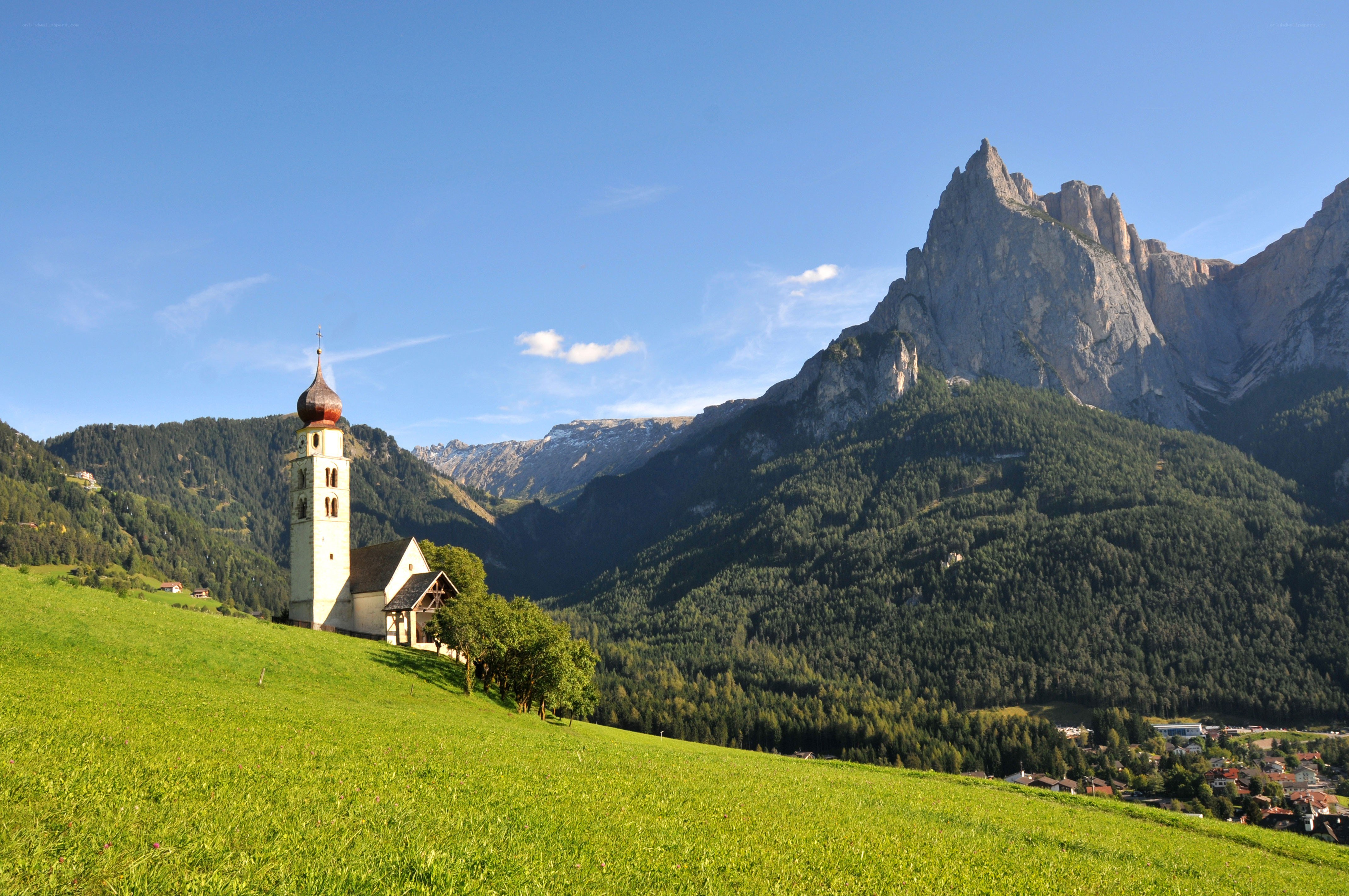 Church in the Alps