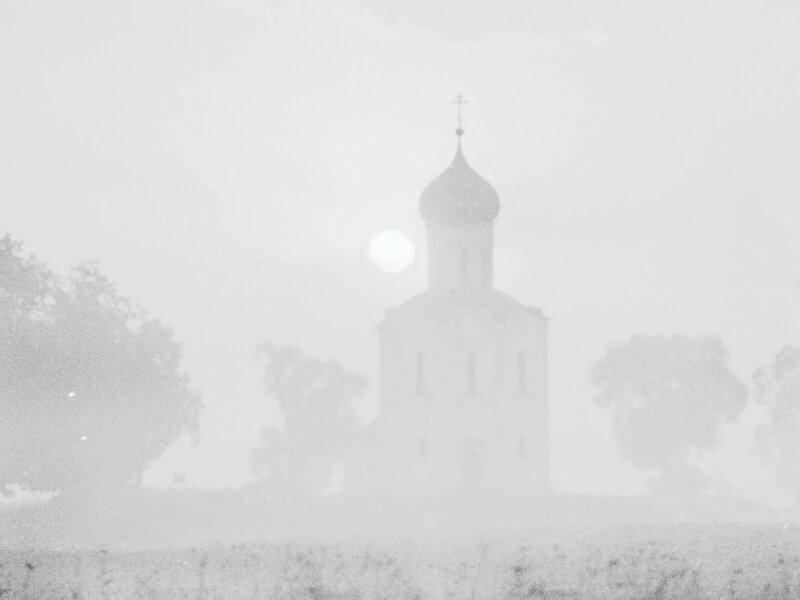 Church in the mist