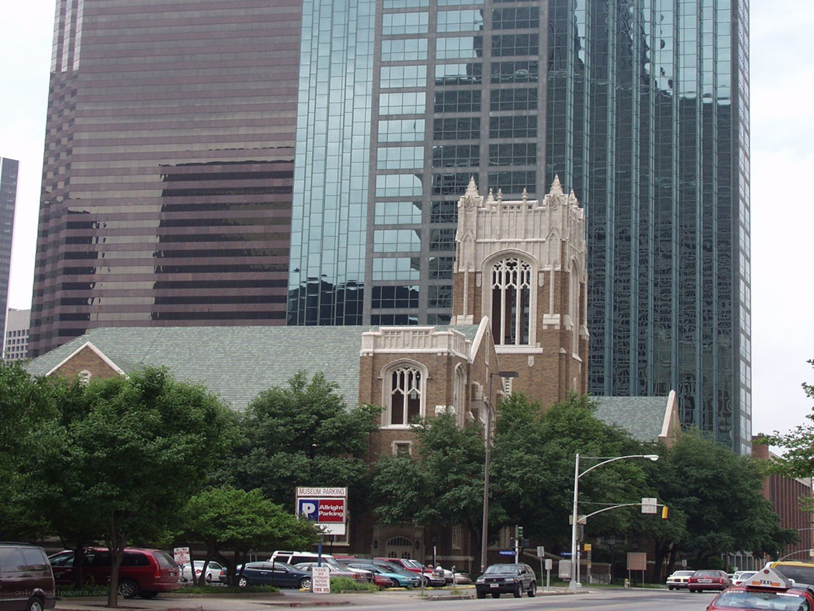 Church in urban setting