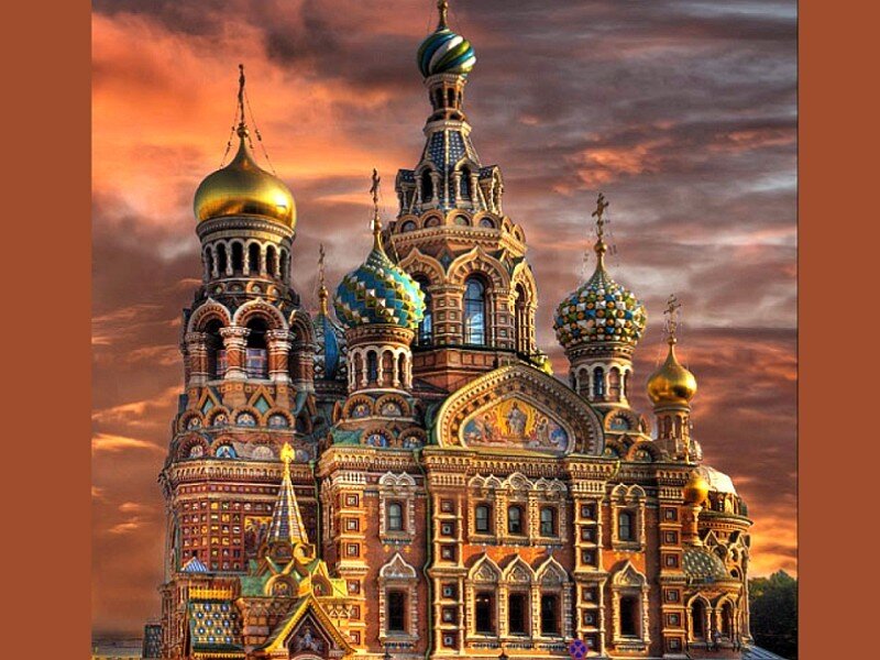 Church of the Savior on Blood — Orange