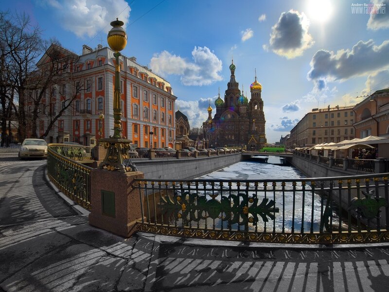 Church of the Savior on Spilled Blood — Blue, Dramatic, Afternoon