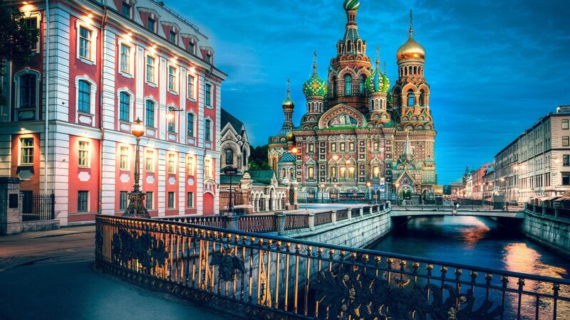 Church of the Savior on Spilled Blood — Blue
