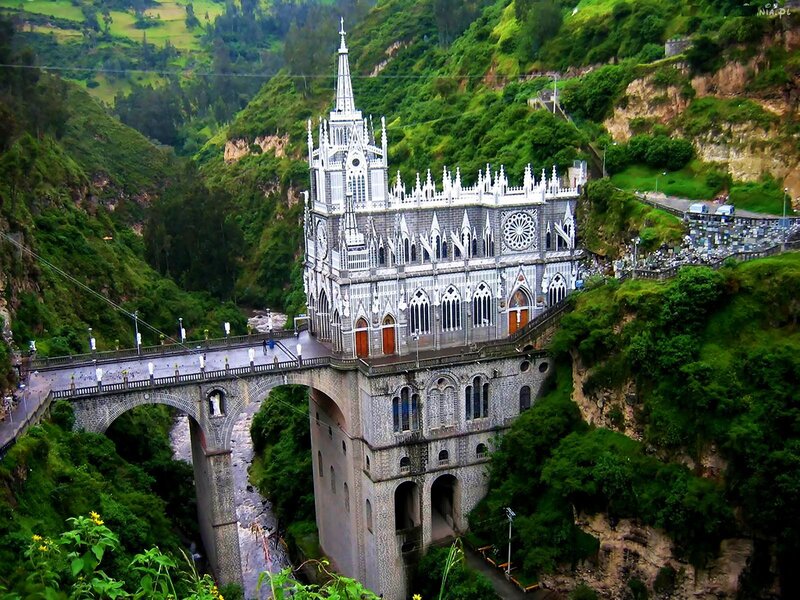 Church on a Bridge — Green