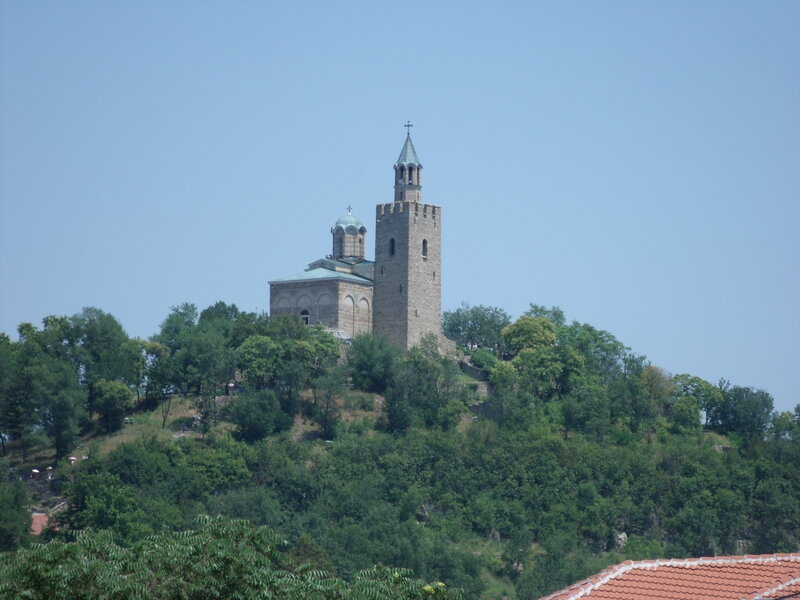 Church on a Hill — Green, Serene, Afternoon, Photograph