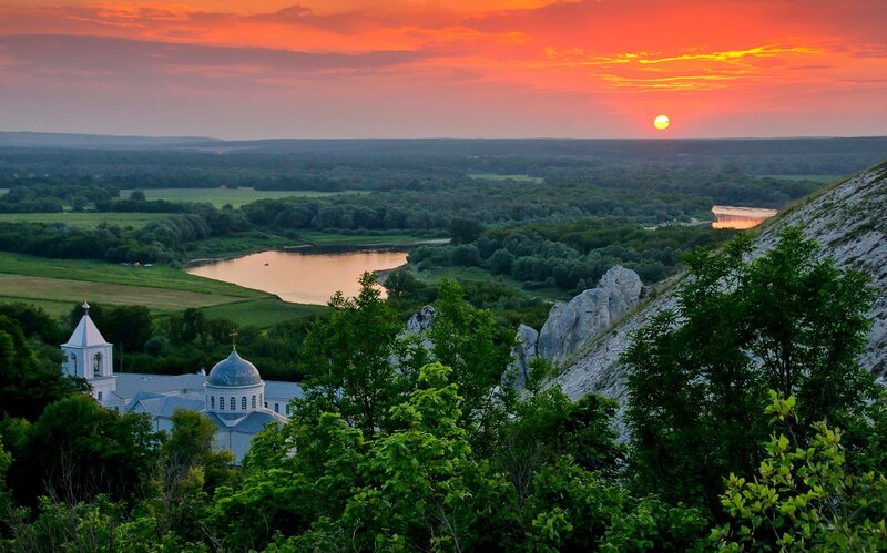 Church on a Hill — Orange
