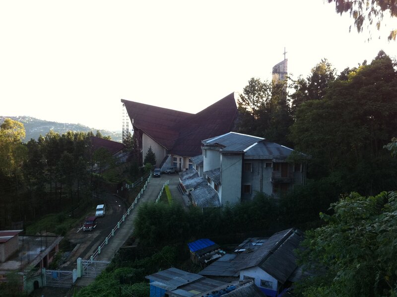 Church on a Hillside — Green, Serene