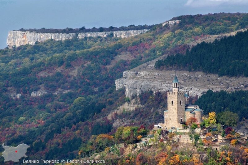 Church on a Hillside — Green