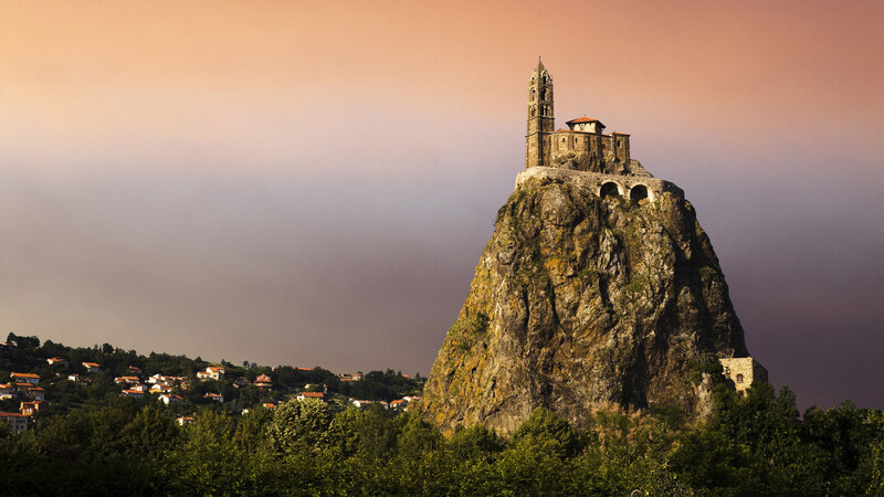 Church on a Rock — Orange