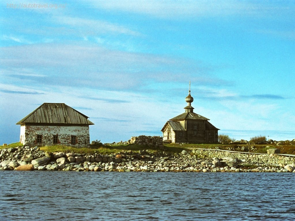 Church on a rocky island