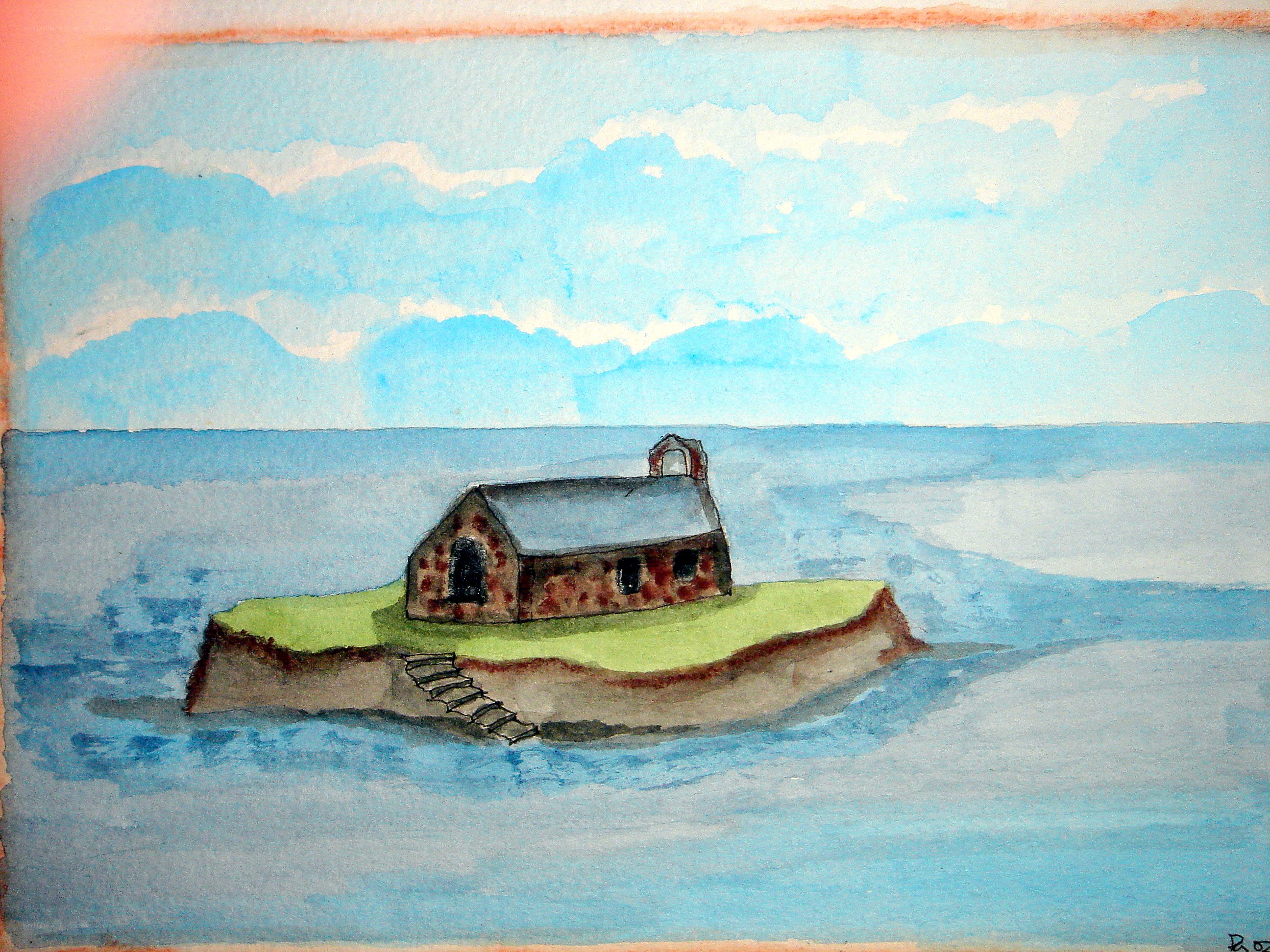Church on a small island