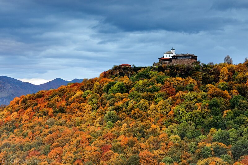 Church on Autumn Hill — Orange