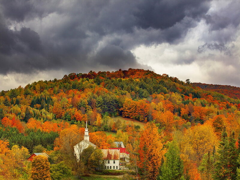 Church on Autumn Hill