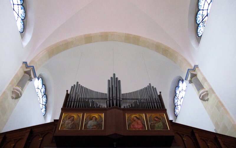 Church Organ with Paintings