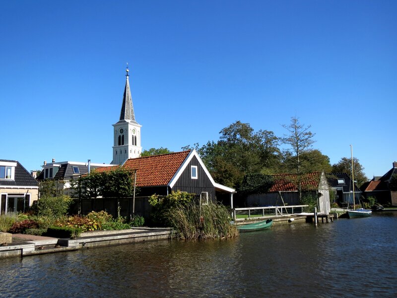 Church Steeple and Canal