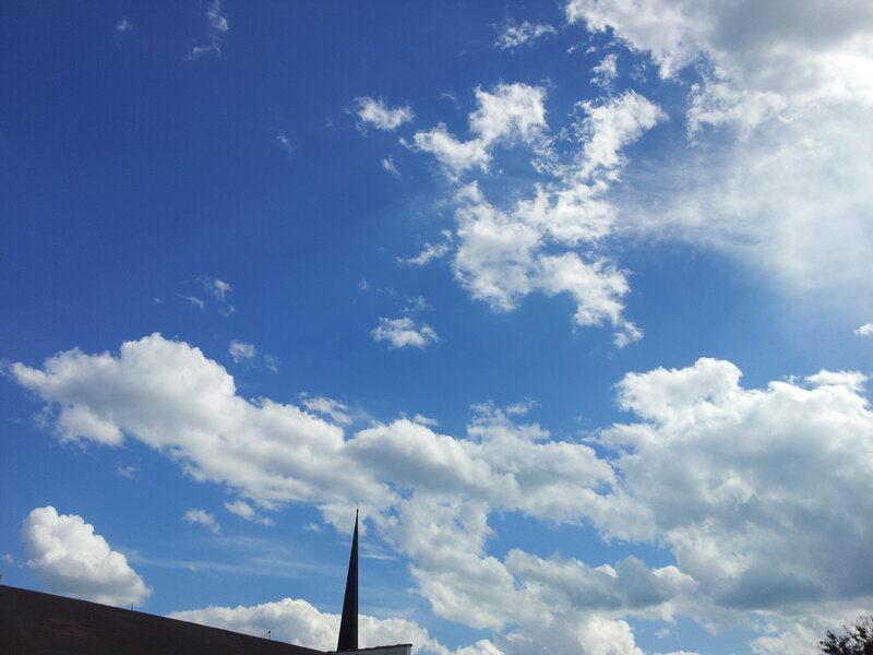 Church Steeple and Clouds