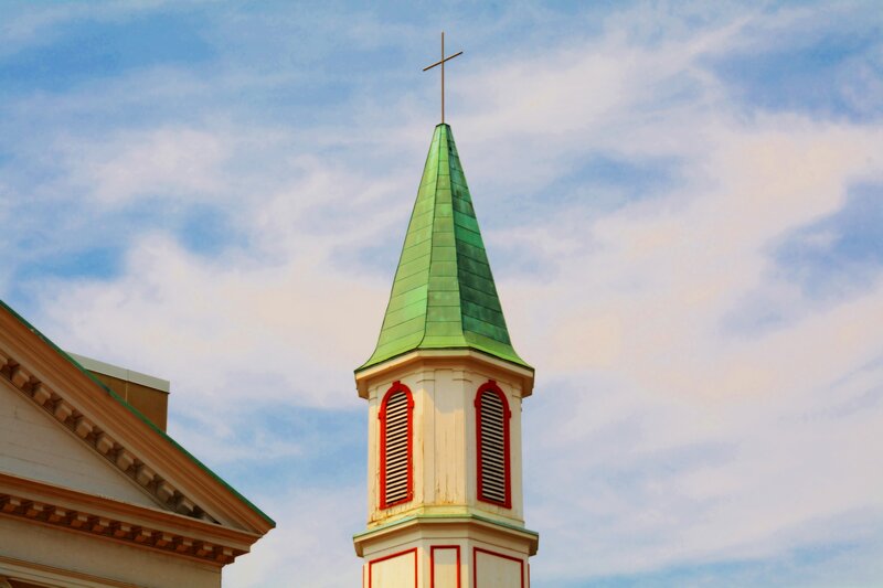 Church Steeple — Green
