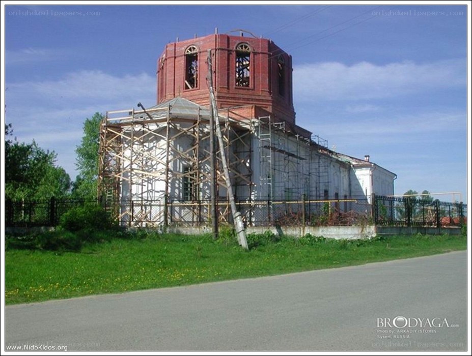 Church under renovation