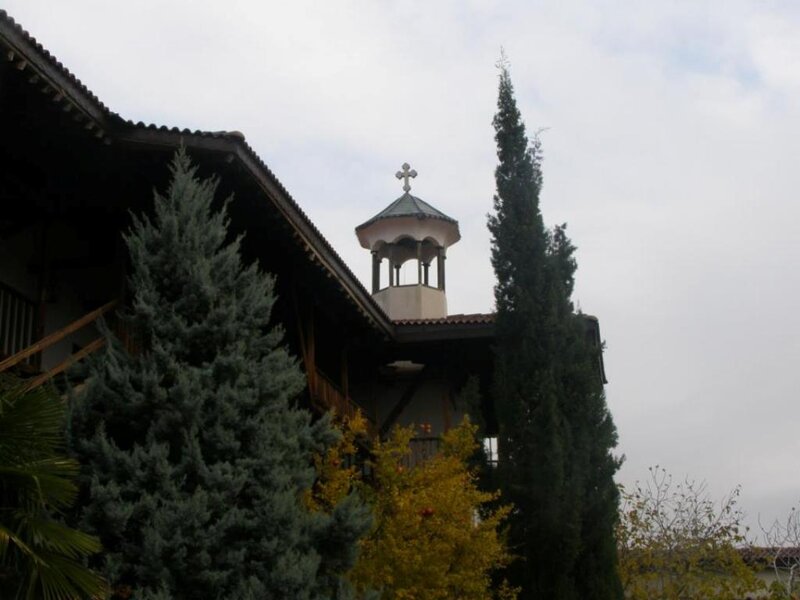 Church with Bell Tower — Green, Serene