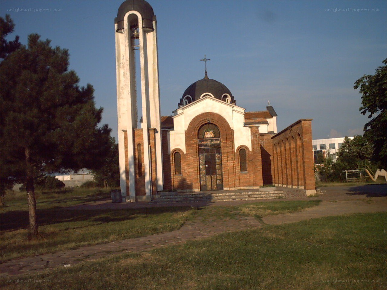 Church with bell tower
