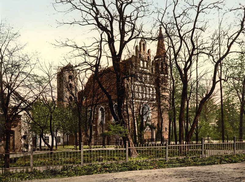 Church with Brick Towers
