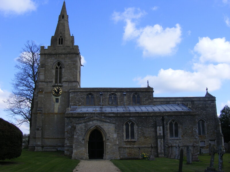 Church with clock tower