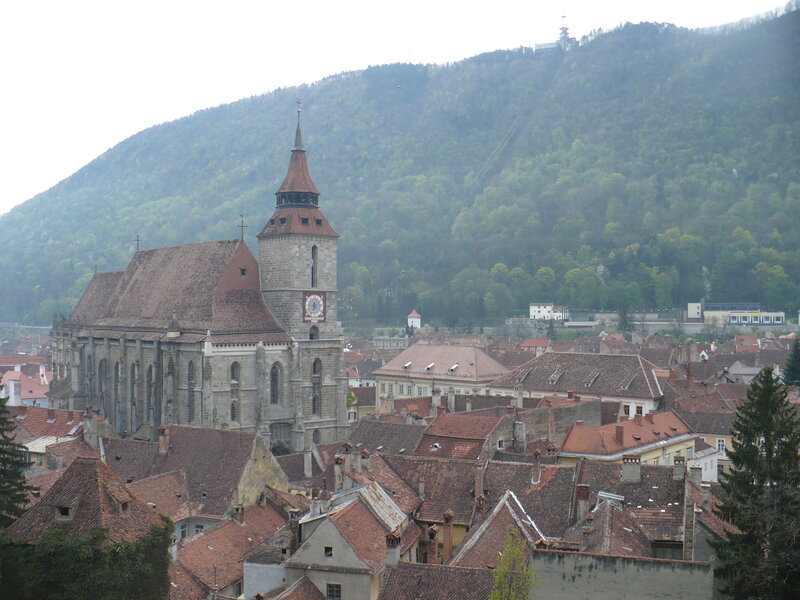 Church with Clock Tower — Brown, Serene
