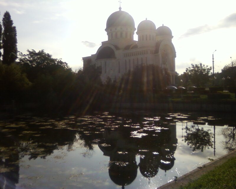 Church with Domes — White