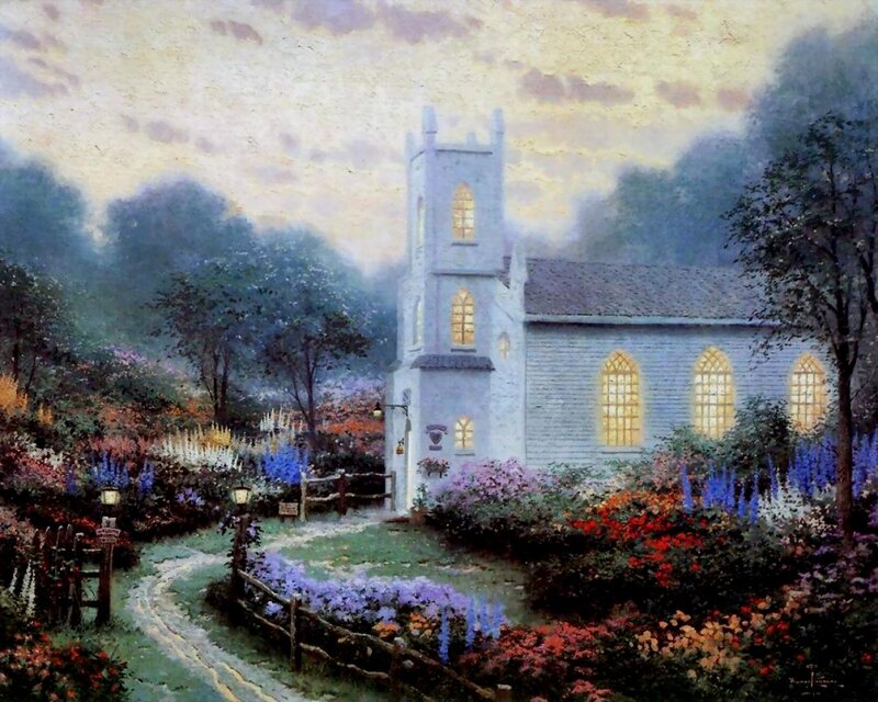 Church with Garden