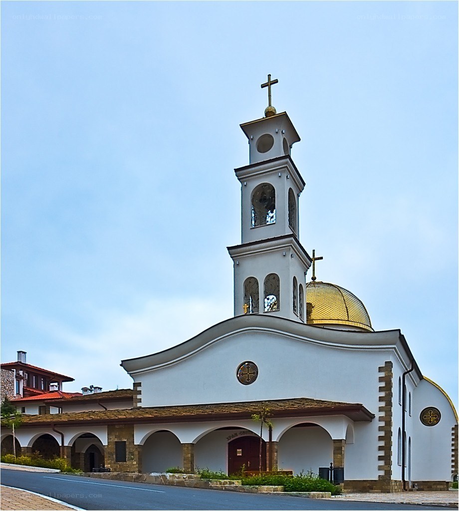 Church with golden dome