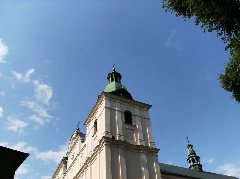 Church with Green Domes — Blue