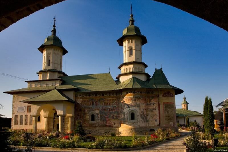 Church with Green Domes — Serene, Afternoon