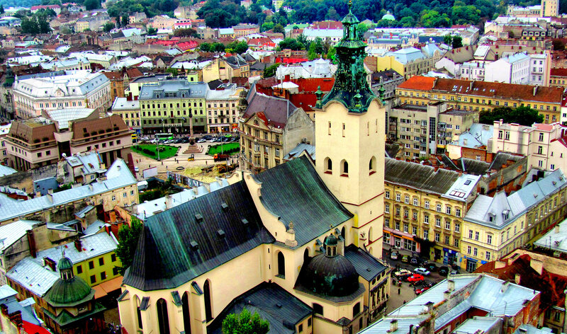 Church with Green Roof — Urban