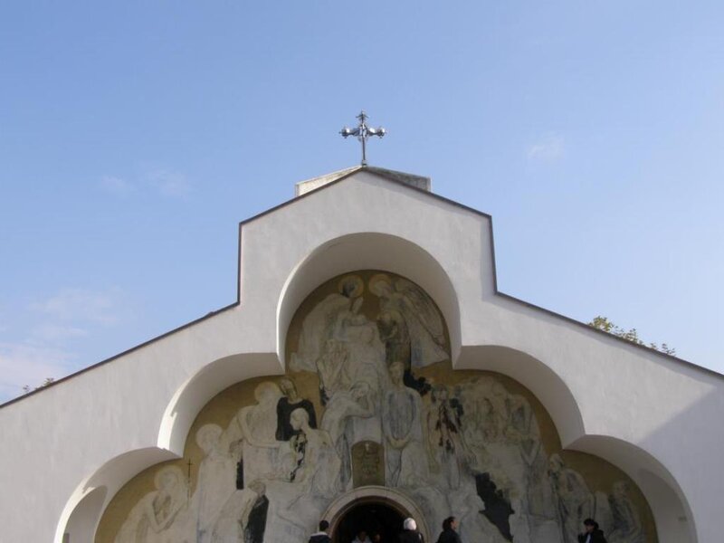 Church with Mural