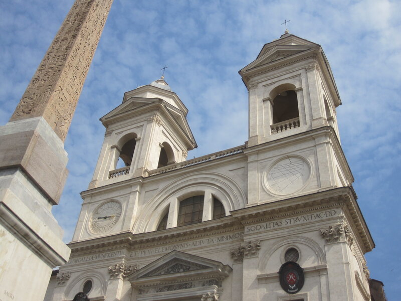 Church with Obelisk — White