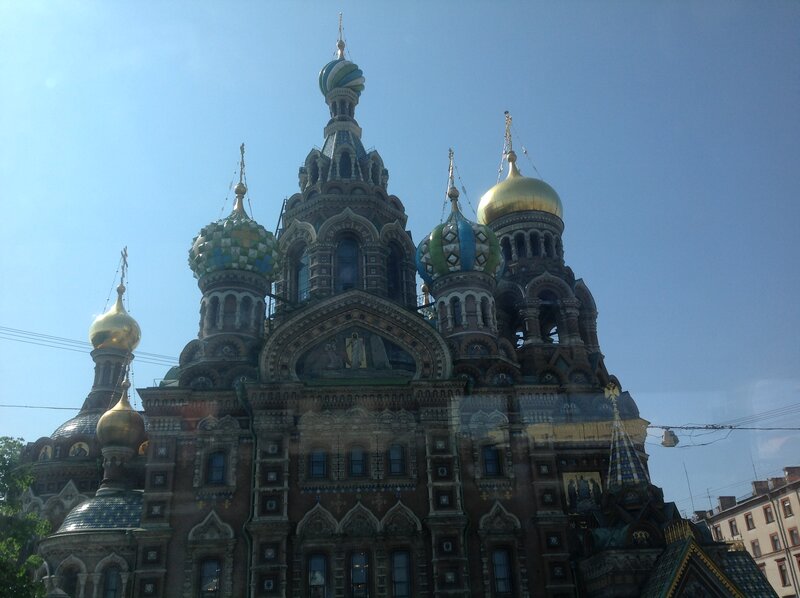 Church with Onion Domes — Blue, Serene
