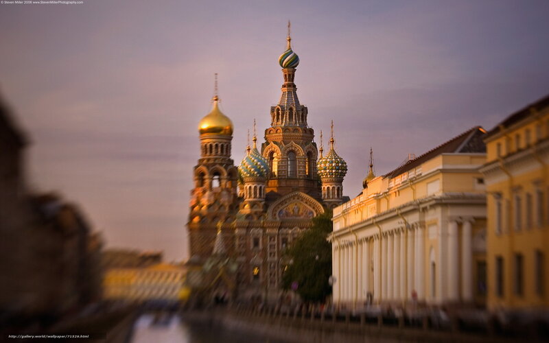 Church with Onion Domes — Gold